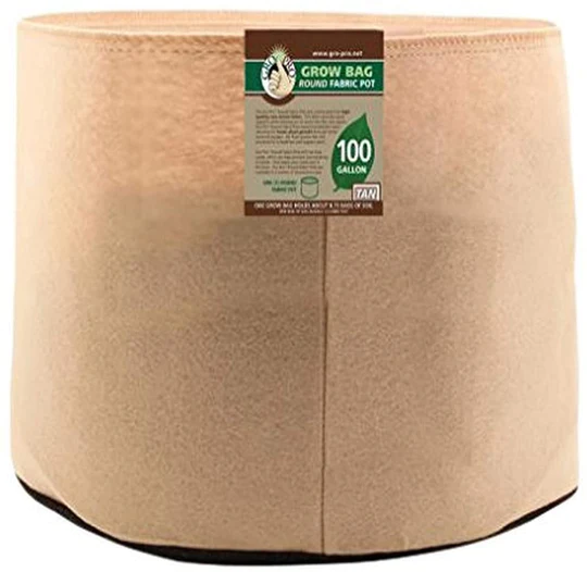Gro-Pro-Fabric-Pot-Brown
